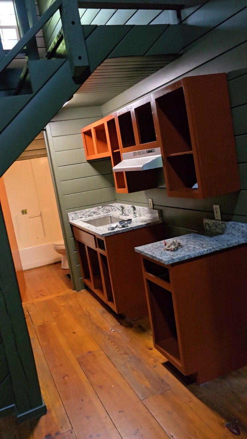 Kitchen cabinet and wall painting project